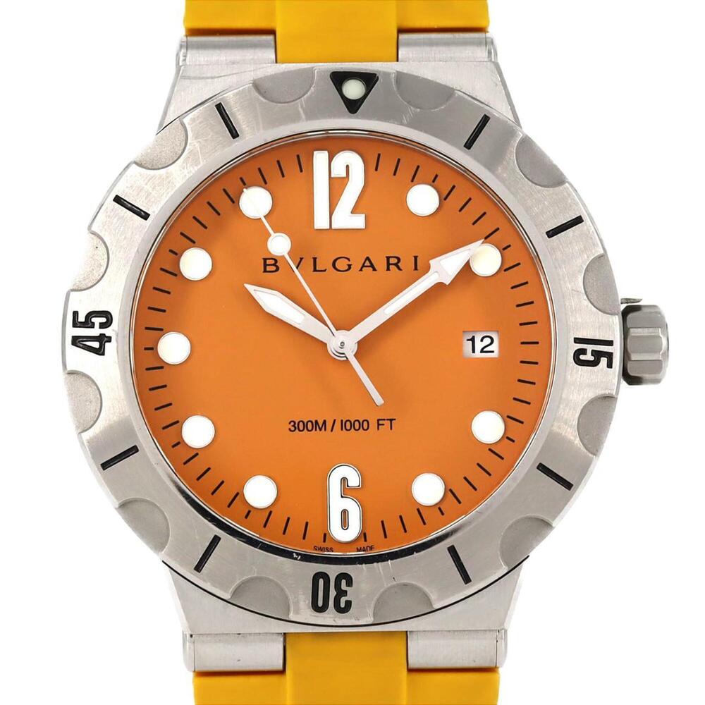 Bulgari Diagono Scuba DP41SSD DP41C8SVSD Stainless Steel Automatic Watch